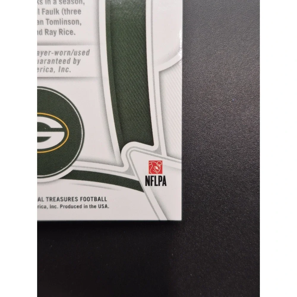 2022 National Treasures Aaron Jones #CEN-AJO Century Materials Gold /49 Packers